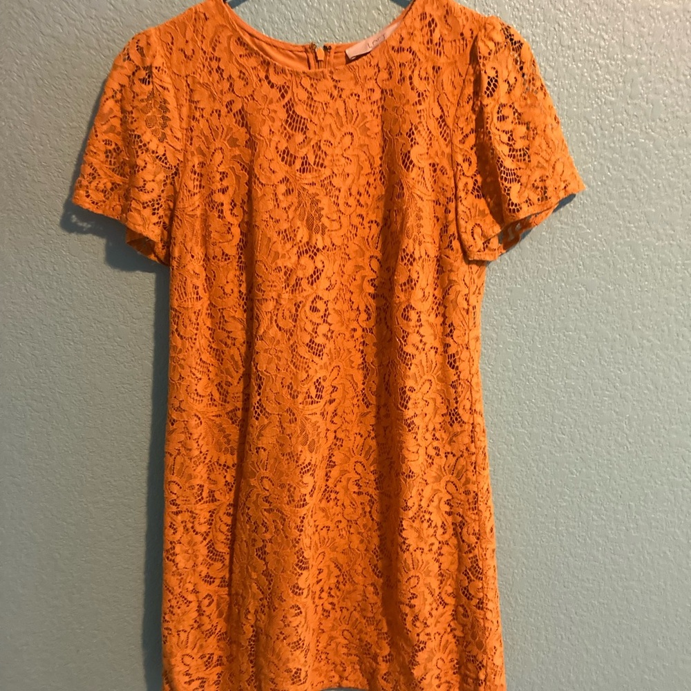 Yellow Lace Loft dress